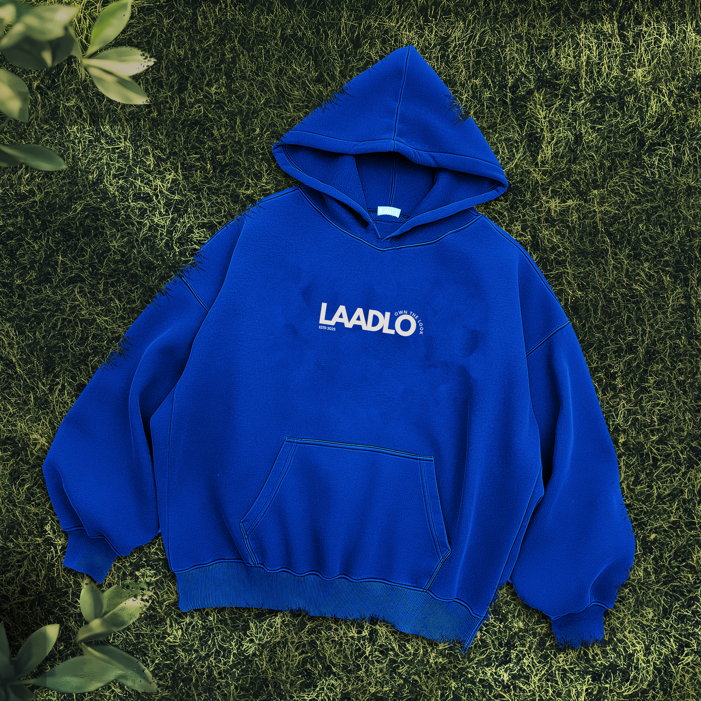 SIGNATURE LAADLO HOODIE- ROYAL BLUE