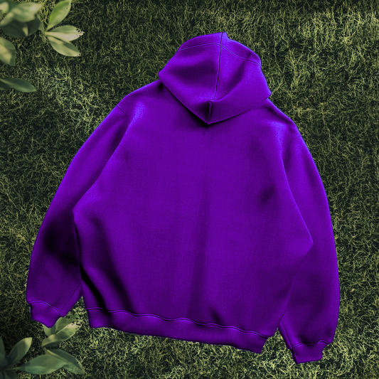 ROYALTY LAADLO OVERSIZED HOODIE-PURPLE