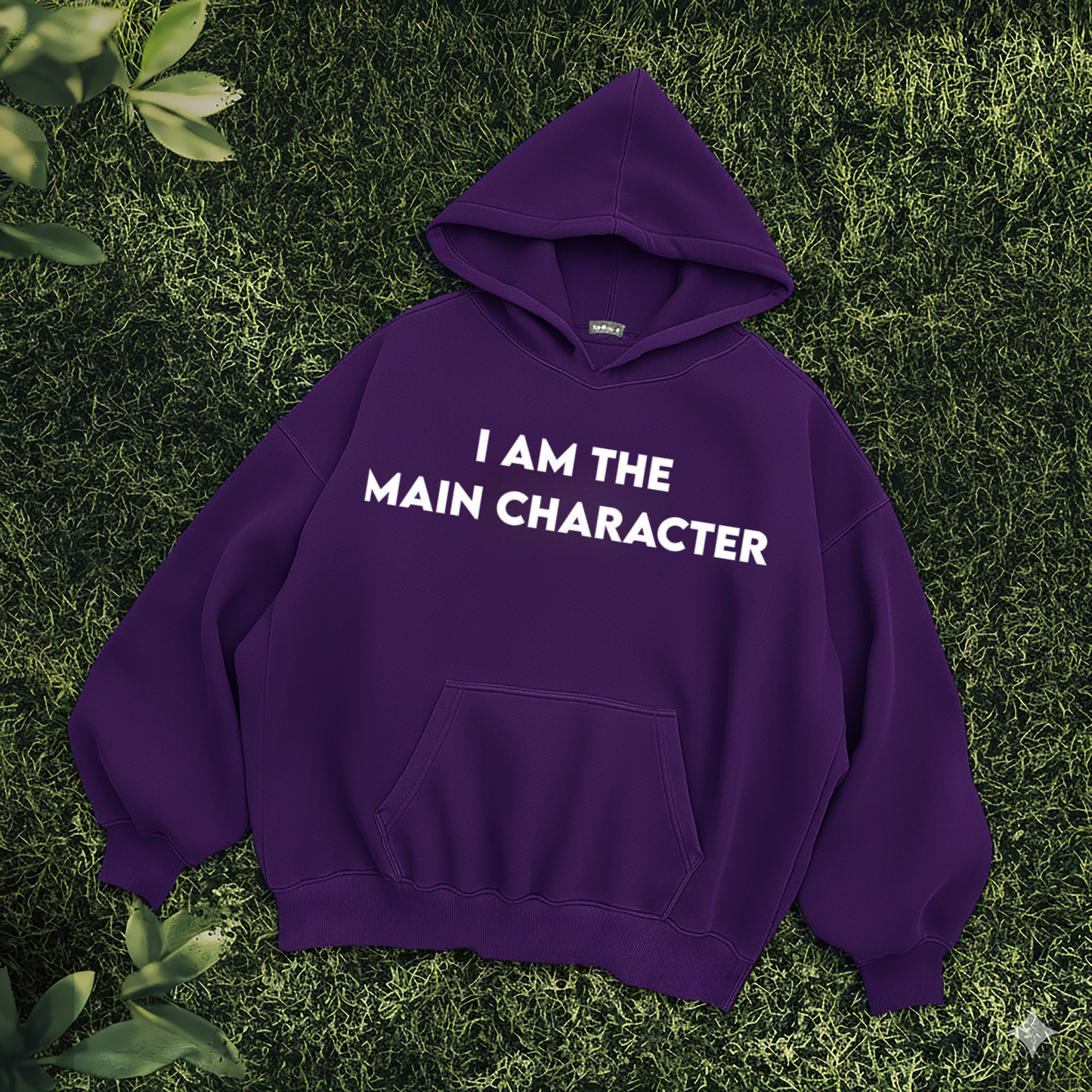 MAIN CHARACTER LAADLO OVERSIZED HOODIE- PURPLE