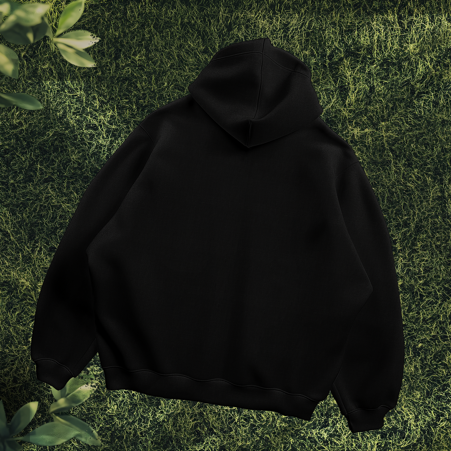 BLACK HOODIE MAIN CHARACTER LAADLO OVERSIZED HOODIE