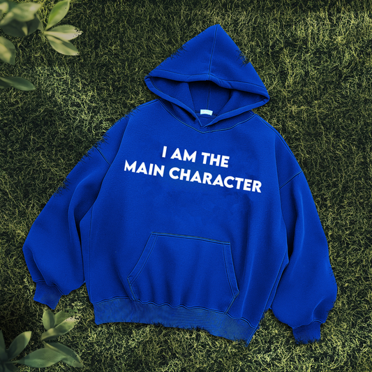 MAIN CHARACTER ROYAL BLUE  HOODIE