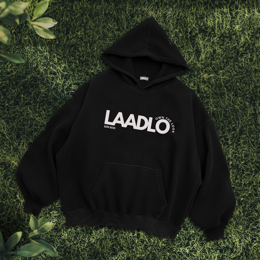 PREMIUM LAADLO HOODIE- BLACK